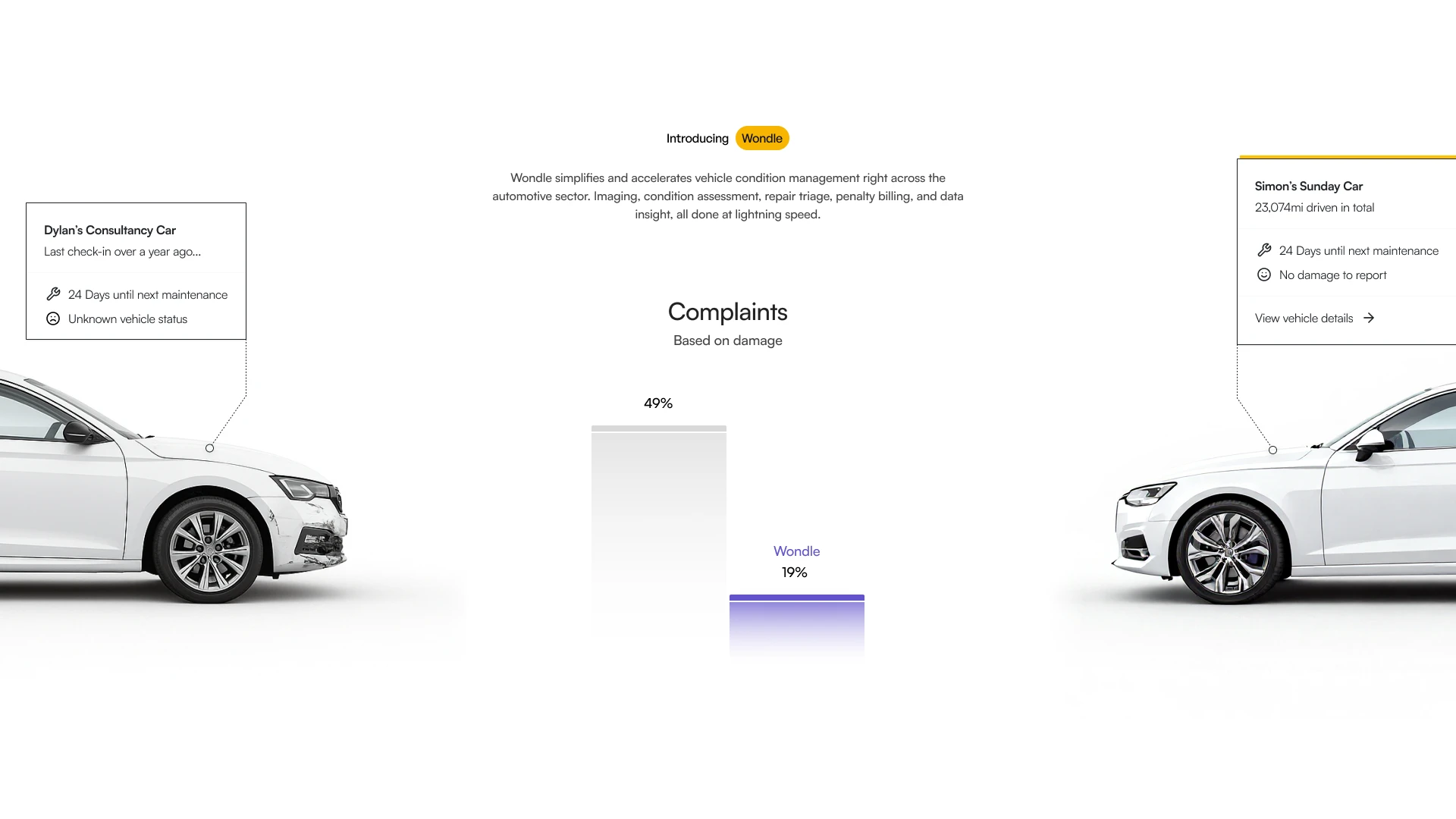 Example of Visual Electric output for a landing page design project