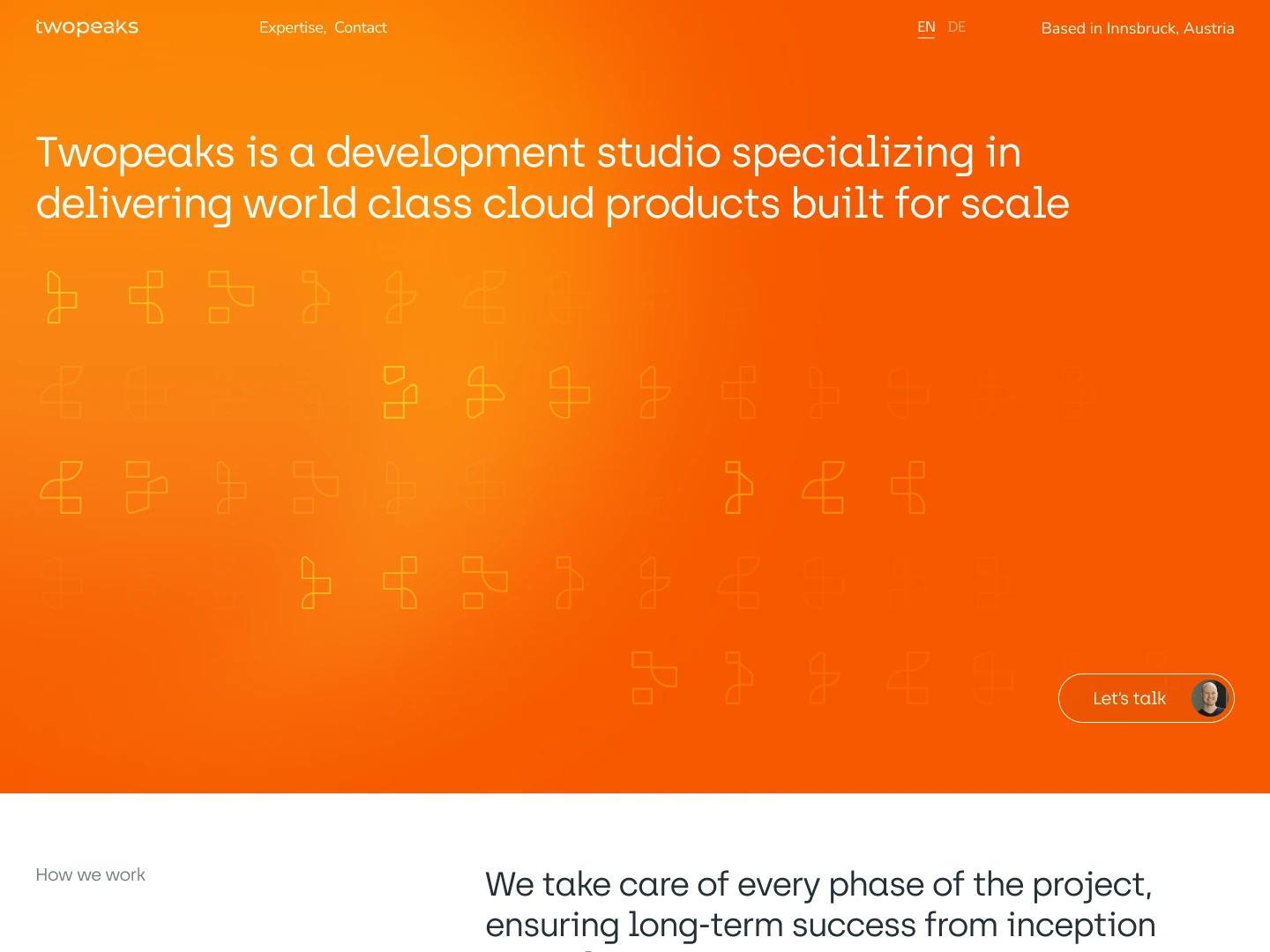 Example of a from-to design service project where we went from Figma to HTML and TailwindCSS